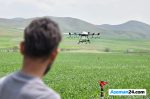 پهپاد سمپاش 20 لیتری N20 در حالت پرواز