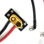 کابل و کانکتور روی بدنه پهپاد فریم G610