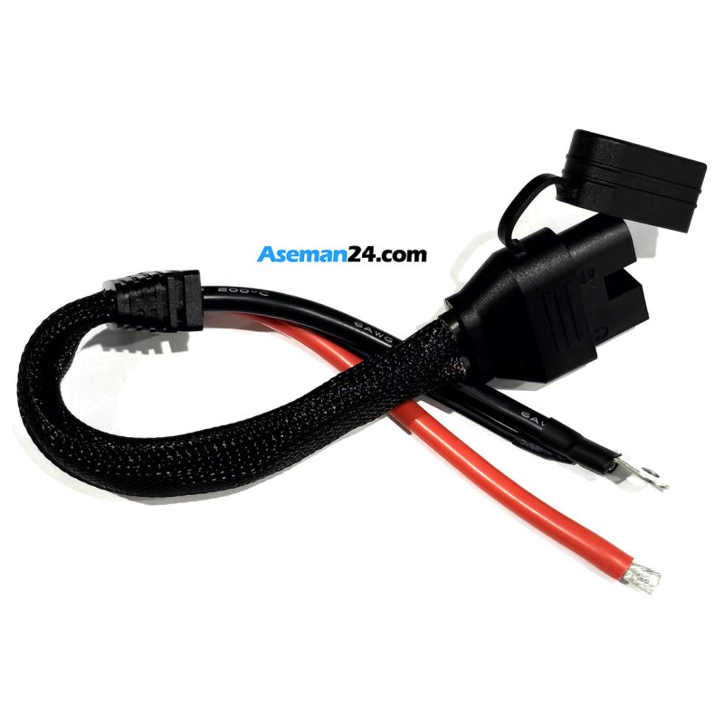 کابل باتری 14S 28000 mAh همراه با کانکتور QS9 مادگی