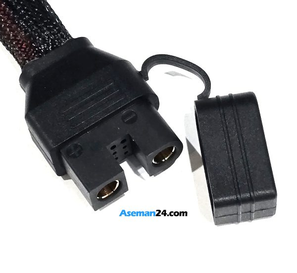 کابل باتری 14S 28000 mAh همراه با کانکتور QS9 مادگی