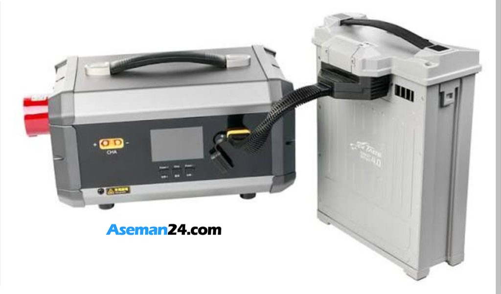 شارژر 7200 وات tattu برای پهپاد سمپاش 30 لیتری