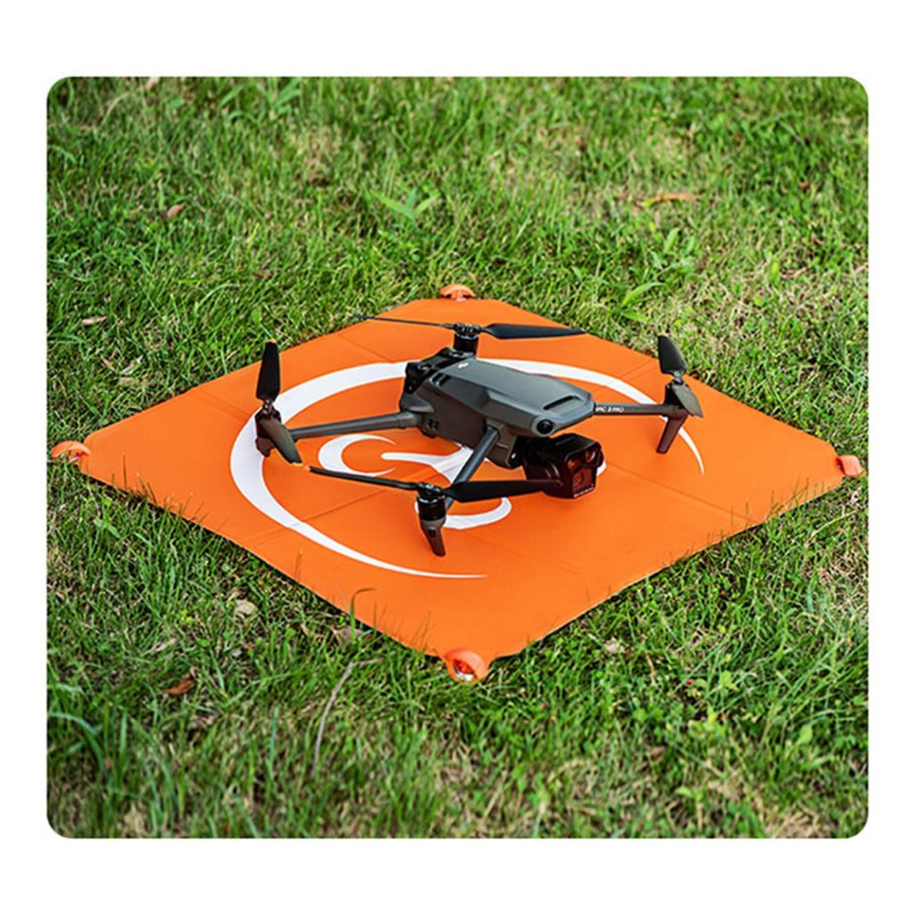 پد فرود پهپاد مربعی نارنجی | Drone Landing Pad Square Orange