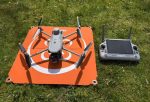 پد فرود پهپاد مربعی نارنجی | Drone Landing Pad Square Orange